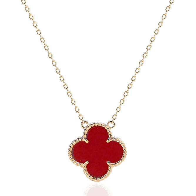 K18赤メノウネックレス