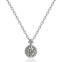 Pt900/Pt850プラチナダイヤモンドプチネックレス空枠(0.1ct用)(直径2.9〜3.1mm対応)ネックレス製作・リフォーム(4)