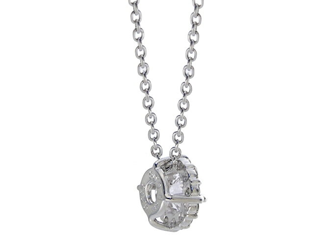 【楽天市場】Pt900/Pt850プラチナダイヤモンドプチネックレス空枠(0.2～0.3ct用)ネックレス製作・リフォーム：アンジェラ（宝石の
