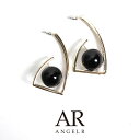 AngelR エンジェルアール ブラックボール ゴールド ピアスangelr angel r PI005