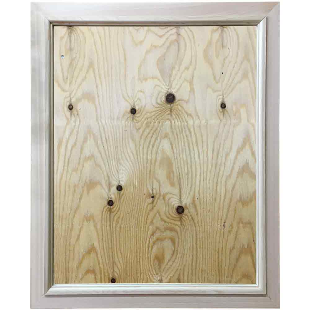 ミラー 壁掛け 無塗装白木 鏡 w50d2h60cm 木製 ひのき ハンドメイド オーダーメイド