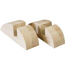 フレームスタンド 傾斜タイプ 無塗装白木 4×12×4cm 2個セット 木製 ひのき ハンドメイド オーダーメイド