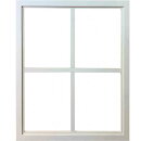 ウッドフレーム窓枠ガラスなしアンティークホワイト55×2×65cm片面桟入り木製ひのきハンドメイドオーダーメイド