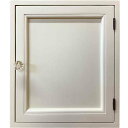 ニッチ用扉 アンティークホワイト 26×7×30cm パンプキンノブ 室内窓 採光窓 木製 ひのき 木製扉 木製 ひのき ハンドメイド オーダーメイド