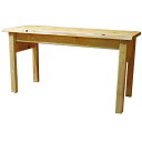 【期間限定10%OFF】テーブル 木製 ひのき ライトオーク 自然木そのまま ロングテーブル 120×49×63cm コンソールテーブル オーダーメイド