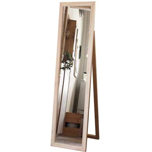 スリムミラー ライトオーク w39d4h150cm 置き型 壁掛け 木製 ひのき ハンドメイド オーダーメイド スリムミラー ライトオーク w39d4h150cm 置き型 壁掛け 木製 ひのき ハンドメイド オーダーメイド