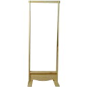 ハンガーラック ライトオーク w50d40h145cm シンプル 木製 ひのき ハンドメイド オーダーメイド