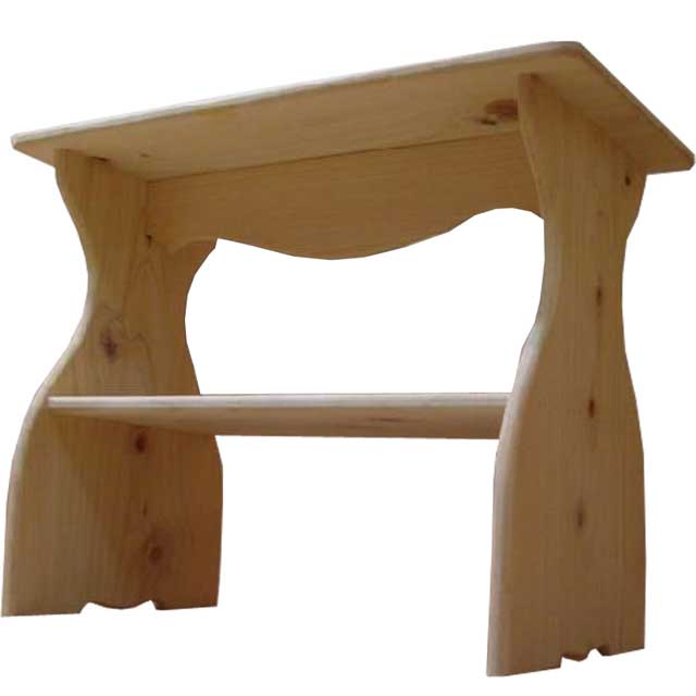 シェルフ 置き型 ライトオーク w46d25h36cm ベンチタイプ 木製 オーダーメイド