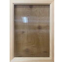 室内窓 モールガラス ライトオーク 50×3.5×70cm 両面仕様 FIX窓 カフェ窓 木製 ひのき ハンドメイド オーダーメイド