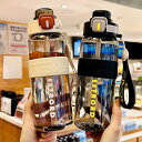 ウォーターボトル プラスチックボトル 軽量ボトル 800ML 携帯便利 ストロー付き 冷水ボトル 蓋付き 洗いやすい プラスチックカップ 水差し 夏アイテム 漏れ防止 給水 大容量 可愛い 通学通勤 部活 女の子 おしゃれ プレゼント ギフト 男女兼用(3)