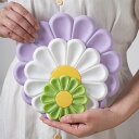 鍋敷き シリコン製マット 耐熱 なべしき おしゃれ 花柄 断熱パッド 可愛い 清新ひなぎくちゃん コースター 防水 多用途 断熱パッド 滑り止め 厚手 鍋つかみカップシート お鍋シート 洗える 収納便利 3個セット S+M+L 3点セット