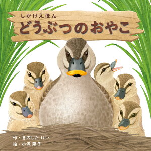 絵本 しかけ かわいい 絵本 おもしろい 動物 親子 仕掛け絵本 子育て かわいい 人気 おうち時間 ステイホーム 読み聞かせ 絵本 クリスマス プレゼント 誕生日 プレゼント 子供 どうぶつのおやこ 作 きのしたけい 絵 小沢 陽子 WORK×CREATE