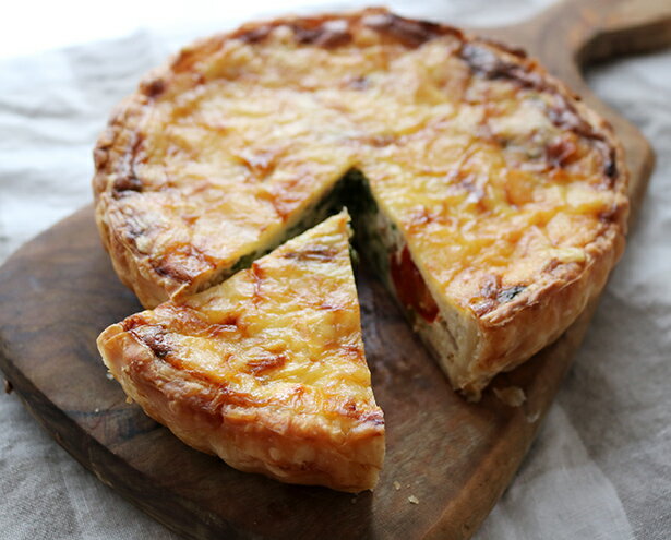 春野菜で作る 豆腐のキッシュ