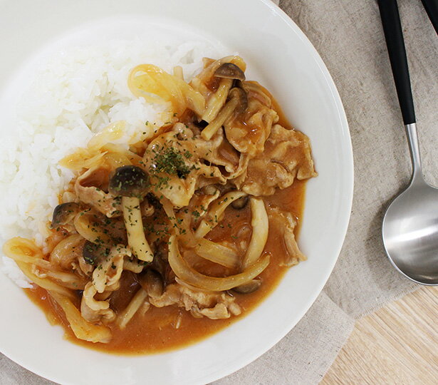 レンジで時短!煮込みいらずの簡単ハッシュドポーク