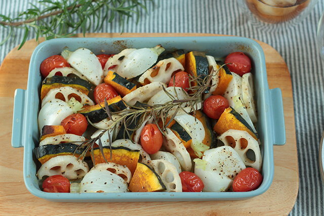 グリラーで作ろう!「野菜のグリル焼き2種」