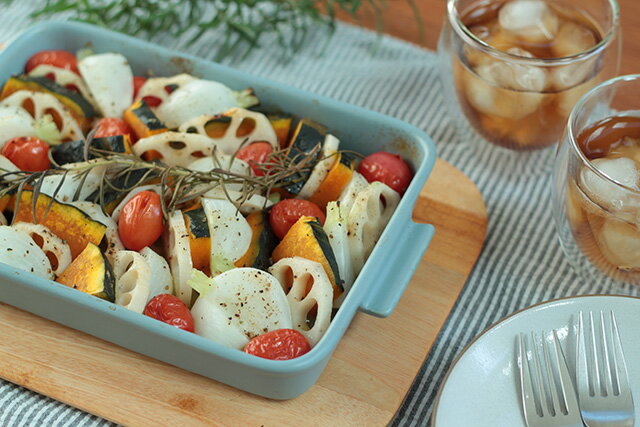 グリラーで作ろう!「野菜のグリル焼き2種」