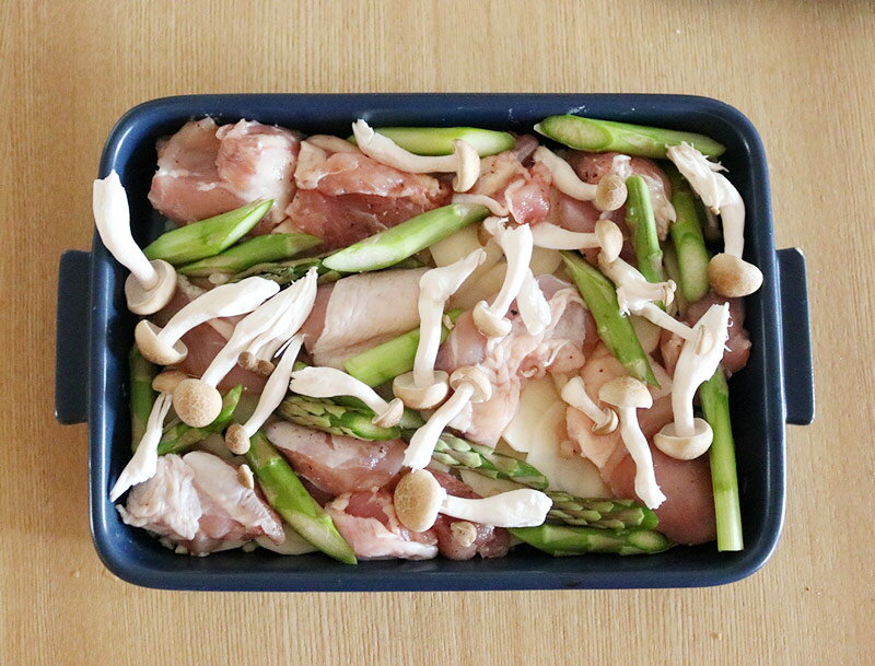 魚焼きグリルで簡単!グリラーで作る「チキンの濃厚ポテトグラタン」