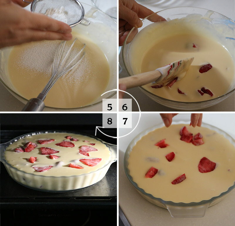 バレンタインに作ろう!苺トッピングで甘酸っぱい「ホワイトチョコチーズケーキ」