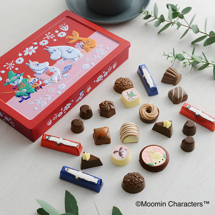 【W】ホワイトデー お返し ムーミン　アソーテッドチョコレート（ムーミン谷のひととき）／MOOMIN × Mary Chocolate【送料無料】のサムネイル