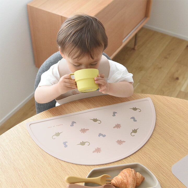 kukka ja puu シリコンマット ランチョンマット 離乳食 食事 女の子 男の子／クッカヤプー