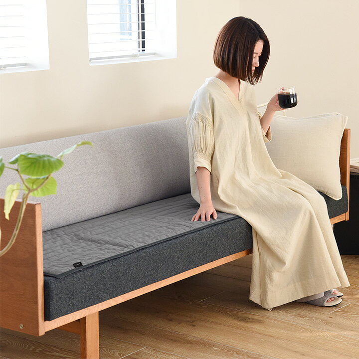 【予約商品】ひんやりドライコットン ドライコットン ソファパッド 65×180cm/ソフ...