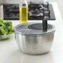 日本製 サラダスピナー ステンレス 野菜 水切り ボウル 下ごしらえ 便利グッズ キッチン サビ汚れに強い 手動 食洗機可 食器乾燥機可/ステンレスサラダスピナ...