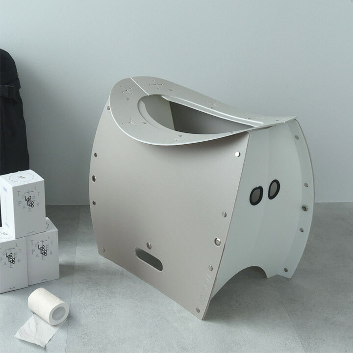 簡易トイレにもなる折りたたみイス PATATTO350プラス 防災用品