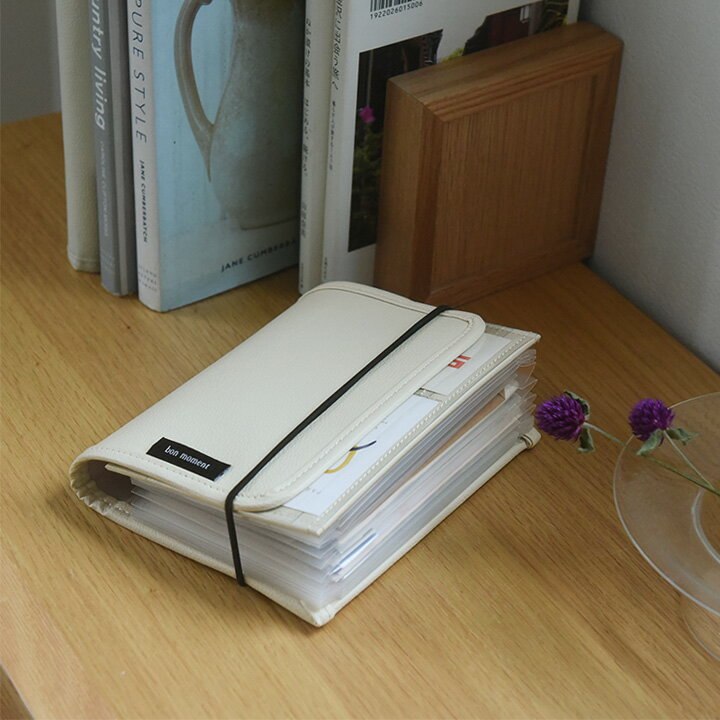 がばっと開いて見やすい 貴重品ケース／貴重品 ケース 貴重品 収納 通帳ケース 印鑑 入る お金 管理 ケース 書類 収納 ファイル 書類ケース 書類整理 書類入れ お薬手帳 母子手帳 手紙 収納 写真収納／bon moment ボンモマン 2