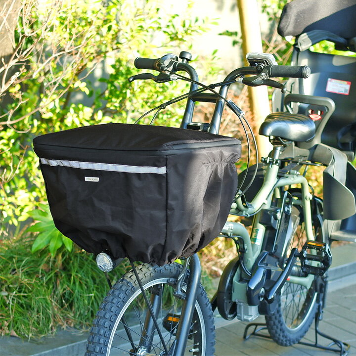【9/4スタートクーポン】拡張できる 撥水 自転車カゴカバー 前かご用 2段式 止水ファスナー／自転車かご カバー カゴカバー 自転車 自転車 カゴカバー 大きい 自転車 カゴカバー 前 容量アップ 自転車 前カゴカバー おしゃれ 自転車カバー／kukka ja puu クッカヤプー angers-10066824 アンジェ(インテリア雑貨) サンプル画像3