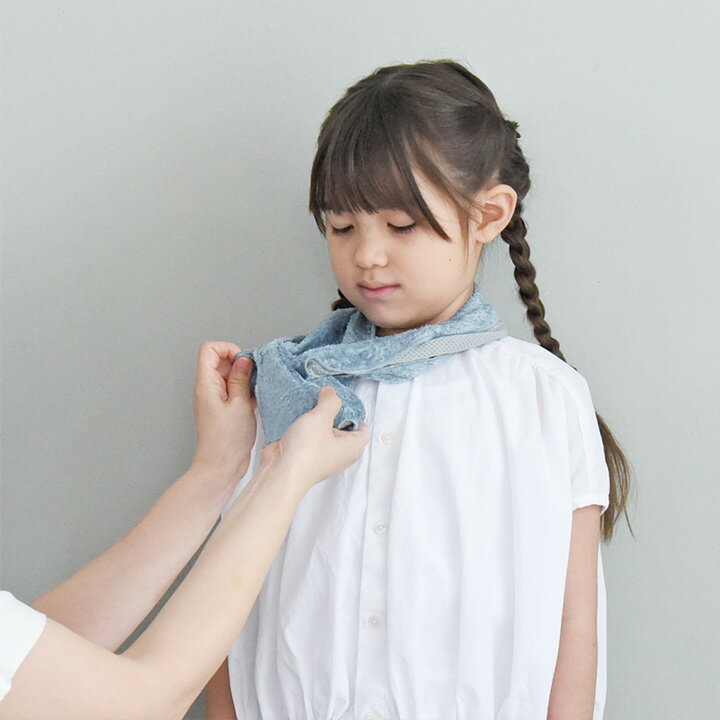 冷感タオル 首 タオルハンカチ メンズ レディース 日本製 ハンカチタオル 小学生 スポーツタオル／ひんやり気持ちいい 首に巻ける 冷感タオルハンカチ／bon moment ボンモマン【ネコポス対応】 3
