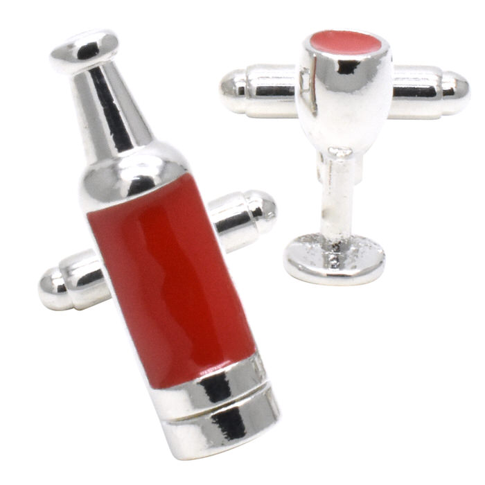 カフス ワインボトル ワイングラス 