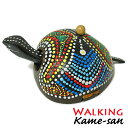 歩く亀さん Walking Kame-san アジアの おもちゃ 置物 オブジェ かめ 楽しい エスニック 癒される アジアン 雑貨 バリ 雑貨 タイ 雑貨 アジアン インテリア