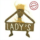 木彫り 原人 レディース LADY,S プレート アジアン バリ タイ 雑貨 アジアン インテリア 木製 看板 トイレ ドアプレート 化粧室 更衣室