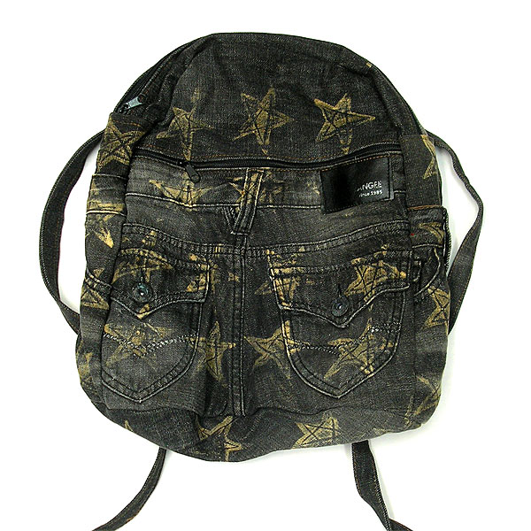 【現品限り】デニムの ディパック ナップザック おしゃれな ショルダーバッグ リュックサック ハンドメ..