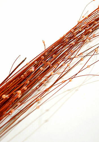 カラフルビーズの枝角丸小ビーズ オレンジ アジアン 雑貨 バリ 雑貨 タイ 雑貨 アジアン インテリア