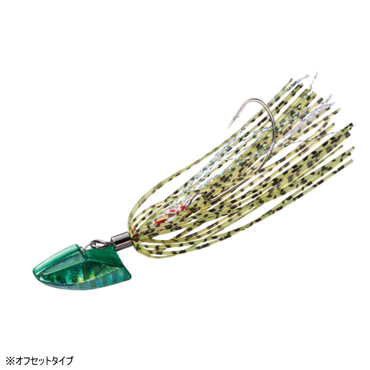 メジャークラフト ジグラバー スルー JRT-15g #209 グリーン [メール便]