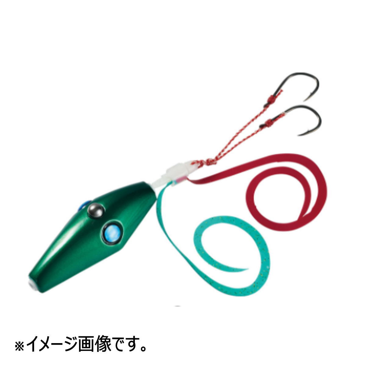 【エントリーでP10倍！】【特価品】 ダイワ 紅牙 ベイラバーフリーαフックアッパー 100g 紅牙グリーン [4]