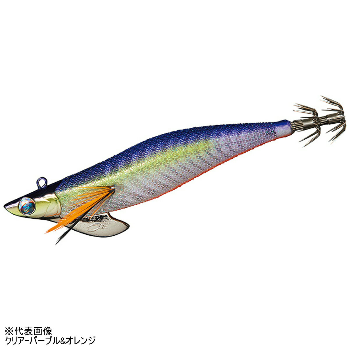 ダイワ エメラルダス ボートII RV(ラトルバージョン) 3.5号 クリア-パープル＆オレンジ [メール便]