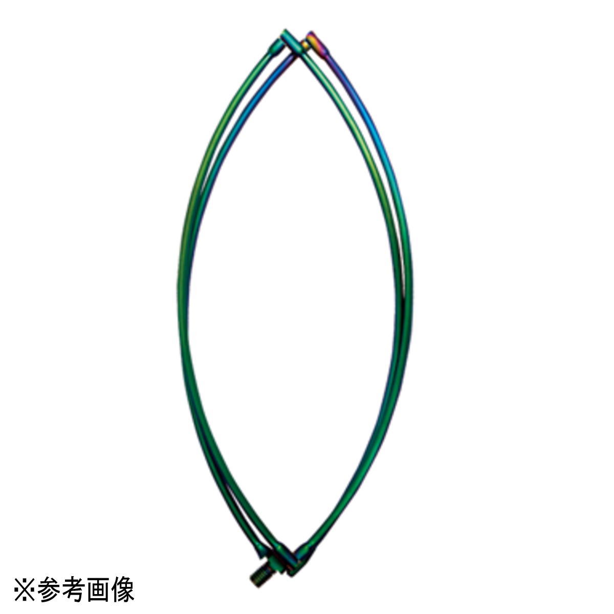 宇崎日新 ゼロサム タモ枠(四ツ折り) チタンレインボー 55cm [5]