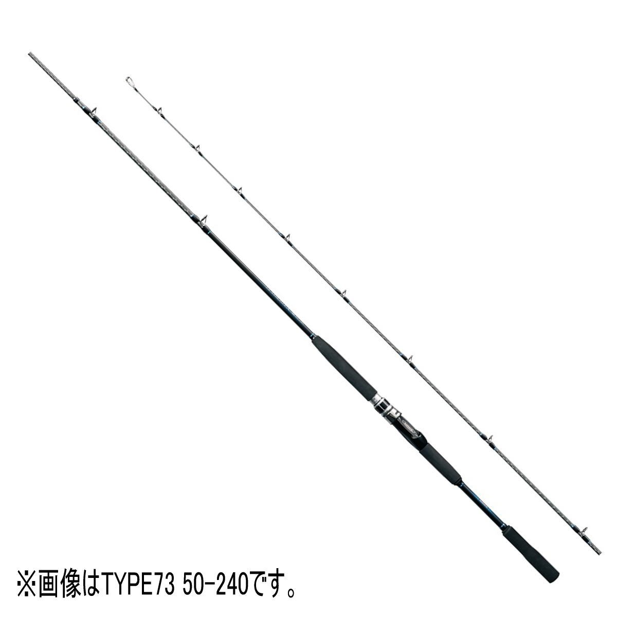 喰い込みの6:4調子と操作性の7:3調子。多彩な魚種や釣法をカバーするラインナップ。ネジレに強いハイパワーXで締め上げたブランクスは優れた操作性を発揮。6:4調子は仕掛けの安定性や喰い込みに優れたムーチングアクション。7:3調子は軽快な誘い操作やシャープなアワセが可能な先調子。リールシートにはグリップ性能に優れたシマノオリジナルパイプシートを採用し、日本各地の幅広い魚種や釣法に対応する汎用性の高いモデルです。●全長(m)：2.70●継数(本)：2●仕舞寸法(cm)：138.5●自重(g)：176●先径(mm)：1.8●錘負荷(号)：30〜100●カーボン含有率(％)：60.4●リールシート位置(mm)：360 ※ダウンロック