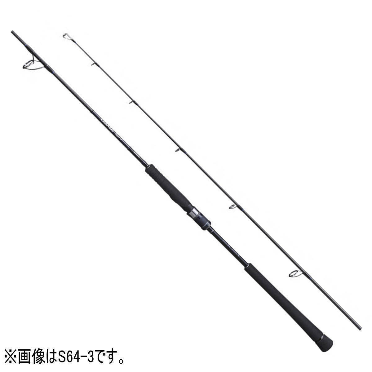 ジャーク、パワー＆ストレスフリー！進化した絶対的基本性能。青物＆大物用ジギングロッドに求められる「レスポンス・パワー・軽さ」の総合バランスを突き詰め、より意のままに、ストレスフリーに操れるロッドへと進化したゲームType J。■S510-5水深50〜120m+αを基本に、深場の攻略、潮流の速いエリア、積極的にジグを操作したいシーンなどで活躍。レングスを5フィート10インチに設定することで、高負荷時におけるアングラーの負担を大幅に低減。曲がれば曲がるほど強大なパワーを発揮するブランクスは、10kgを超える大型青物とのファイトにおいて正確なランディングをサポートします。●全長(m)：1.78●継数(本)：2●仕舞寸法(cm)：127.6●自重(g)：187●先径(mm)：2.7●適合ジグウェイト(g)：MAX250●適合ライン PE(号)：MAX5●最大ドラグ：10kg/45°●カーボン含有率(％)：94.7●リールシート位置(mm)：508 ※アップロック