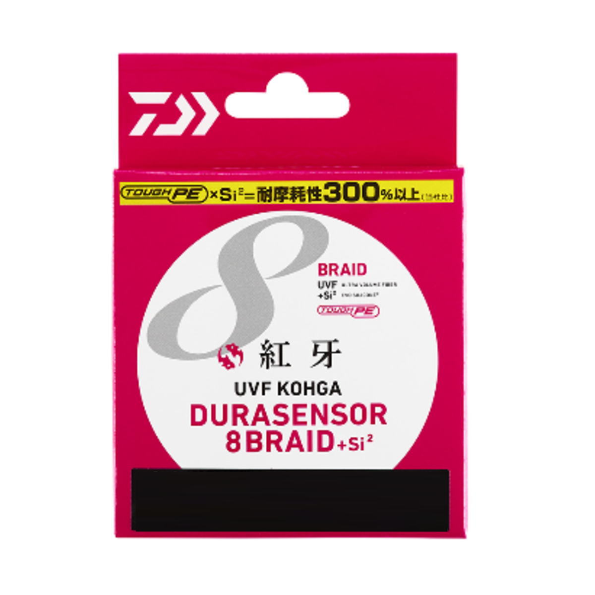 Fly Line - ダイワ ライン UVF 紅牙 DURAセンサーX8＋Si2 300m 0.6号 (11lb) [メール便]