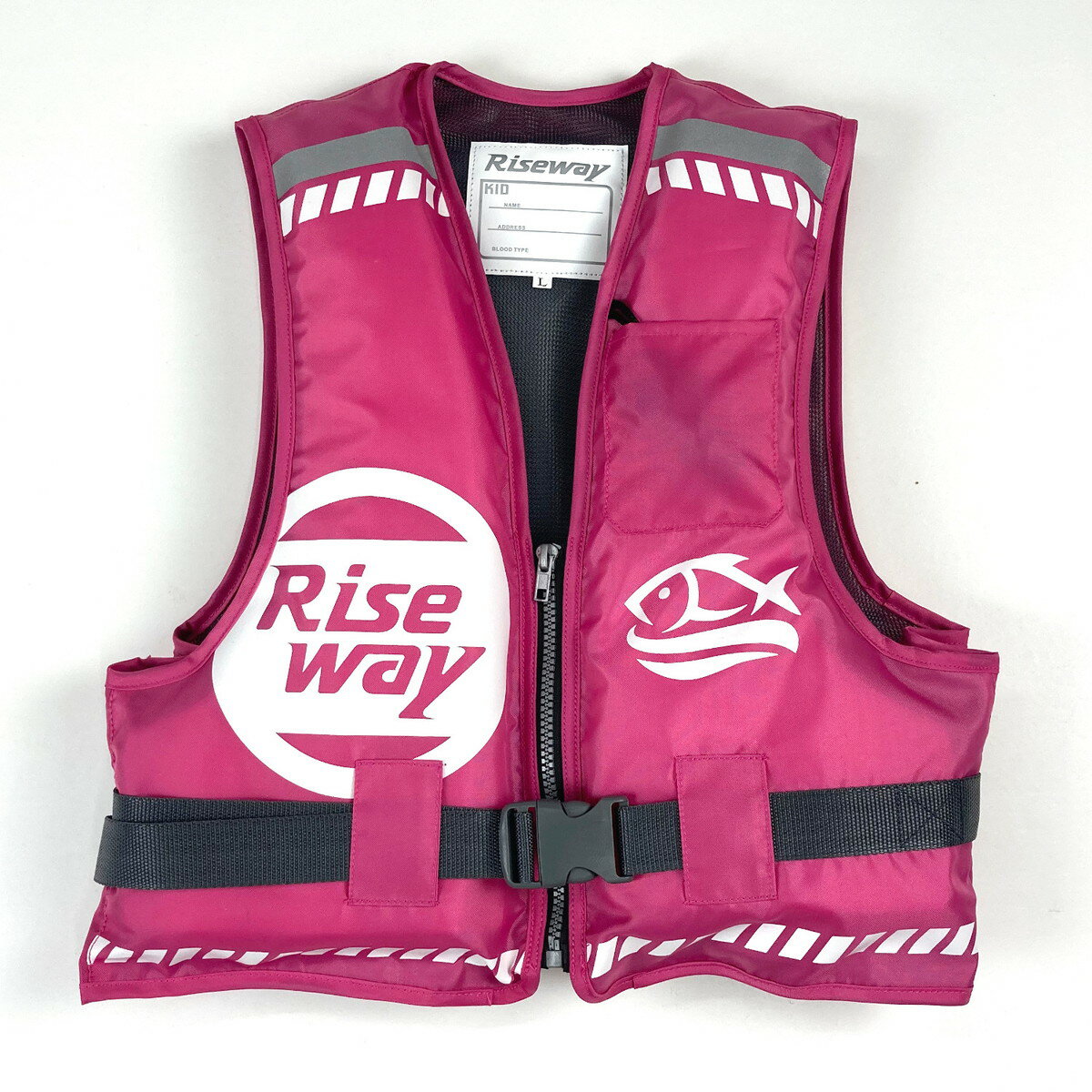 ライズウェイ ジュニアフローティングベスト FV-001 ピンク L [4]