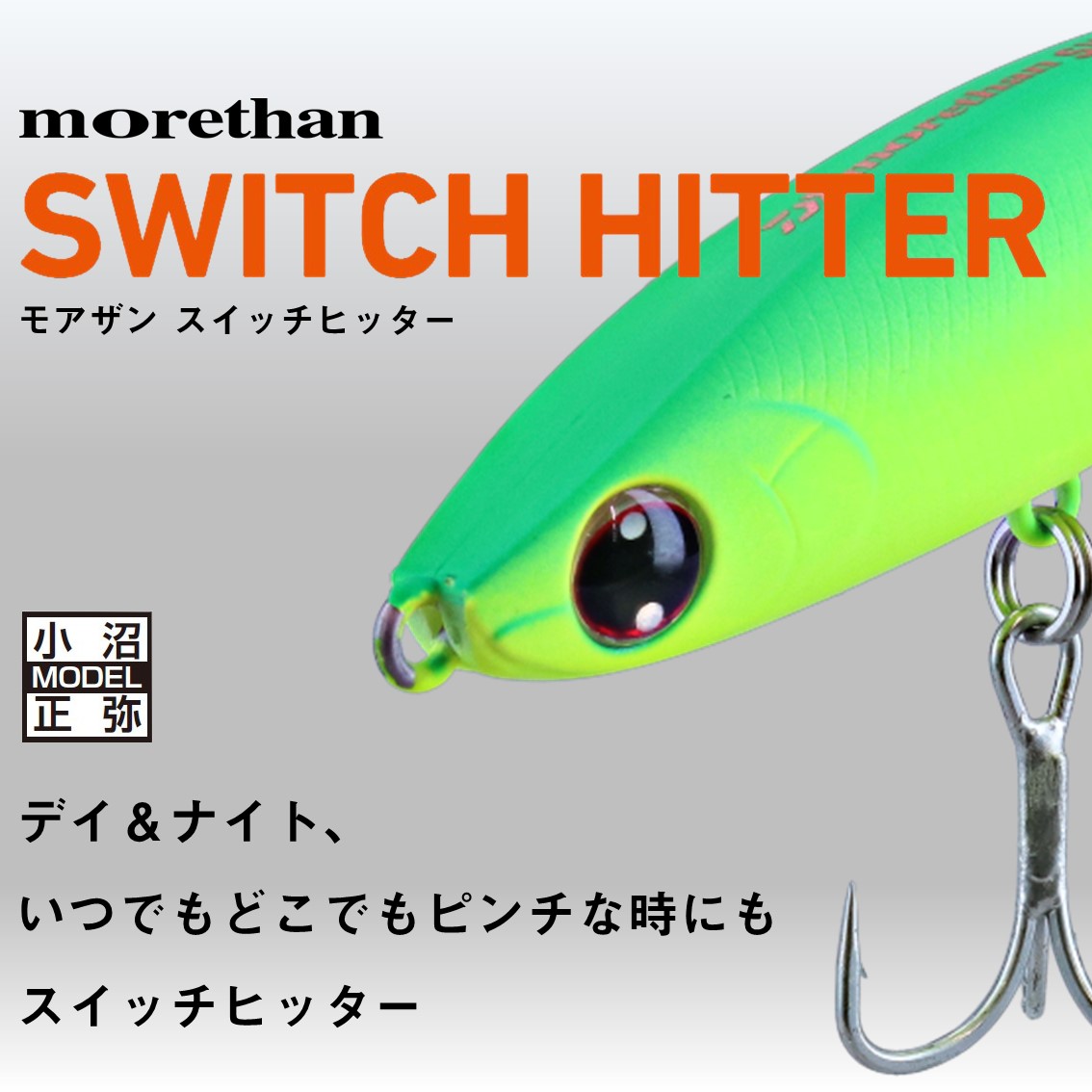 モアザン スイッチヒッター85S アデルブルピンイワシ の商品画像2枚目
