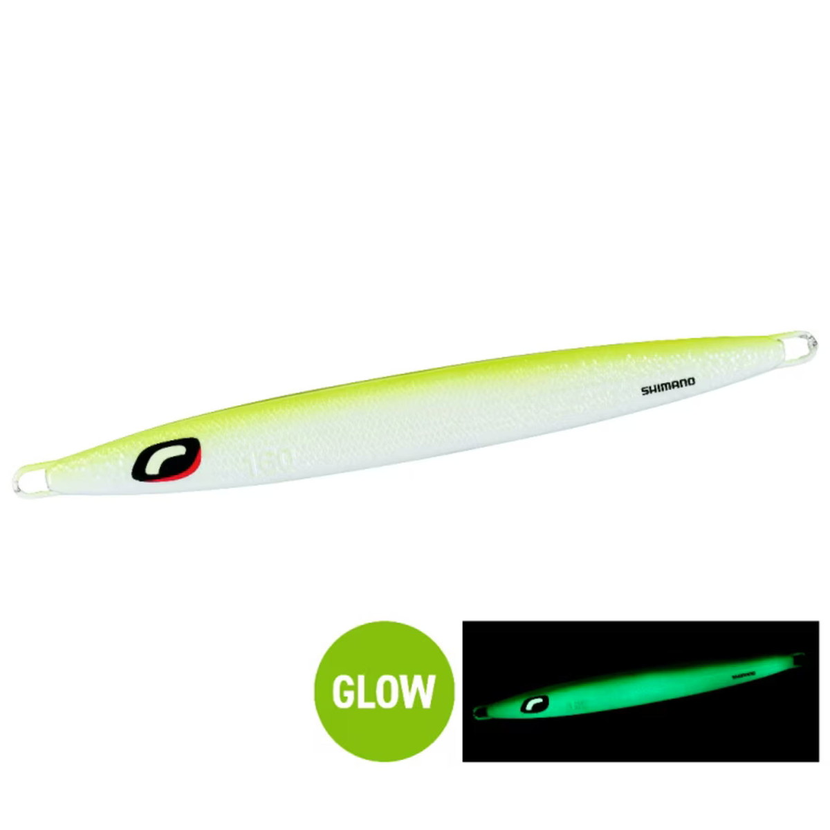 【エントリーでP10倍！】シマノ オフショアジグ オシア ロングウェーバー 160g JV-L16U 024 STフルグローチャートバック [メール便]