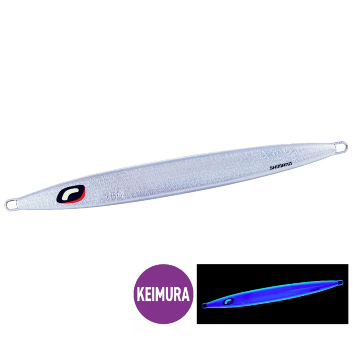 Rakuten - シマノ オフショアジグ オシア ロングウェーバー 350g JV-L35U 023 Sケイムラシルバー [メール便]