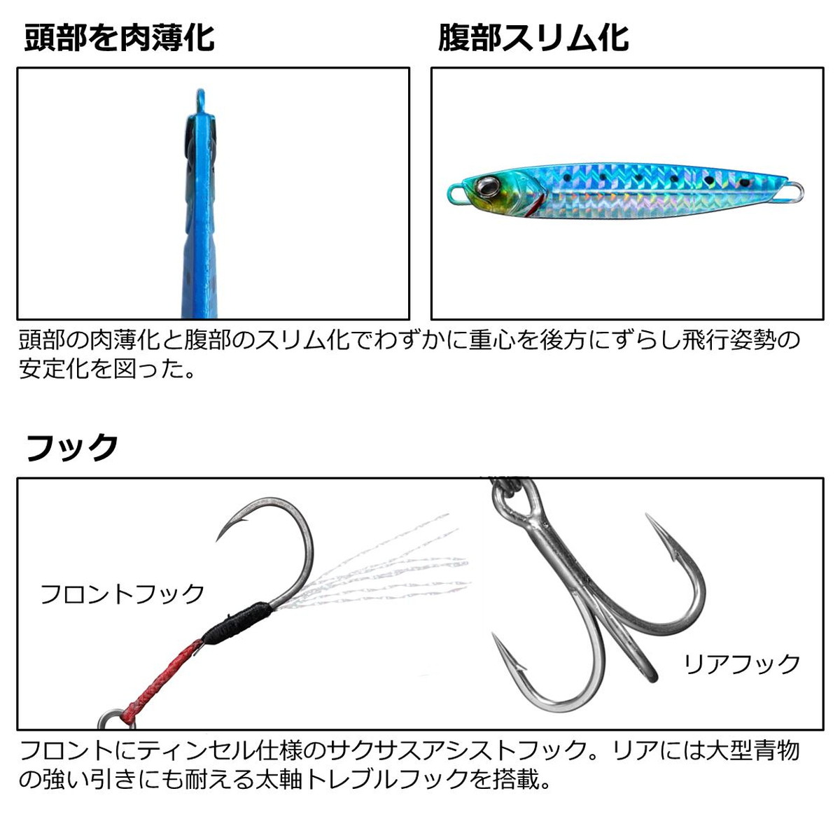 釣具のアングル 楽天市場店のダイワ サムライジグR 40g PHイワシグローベリー [メール便]｜アングル3