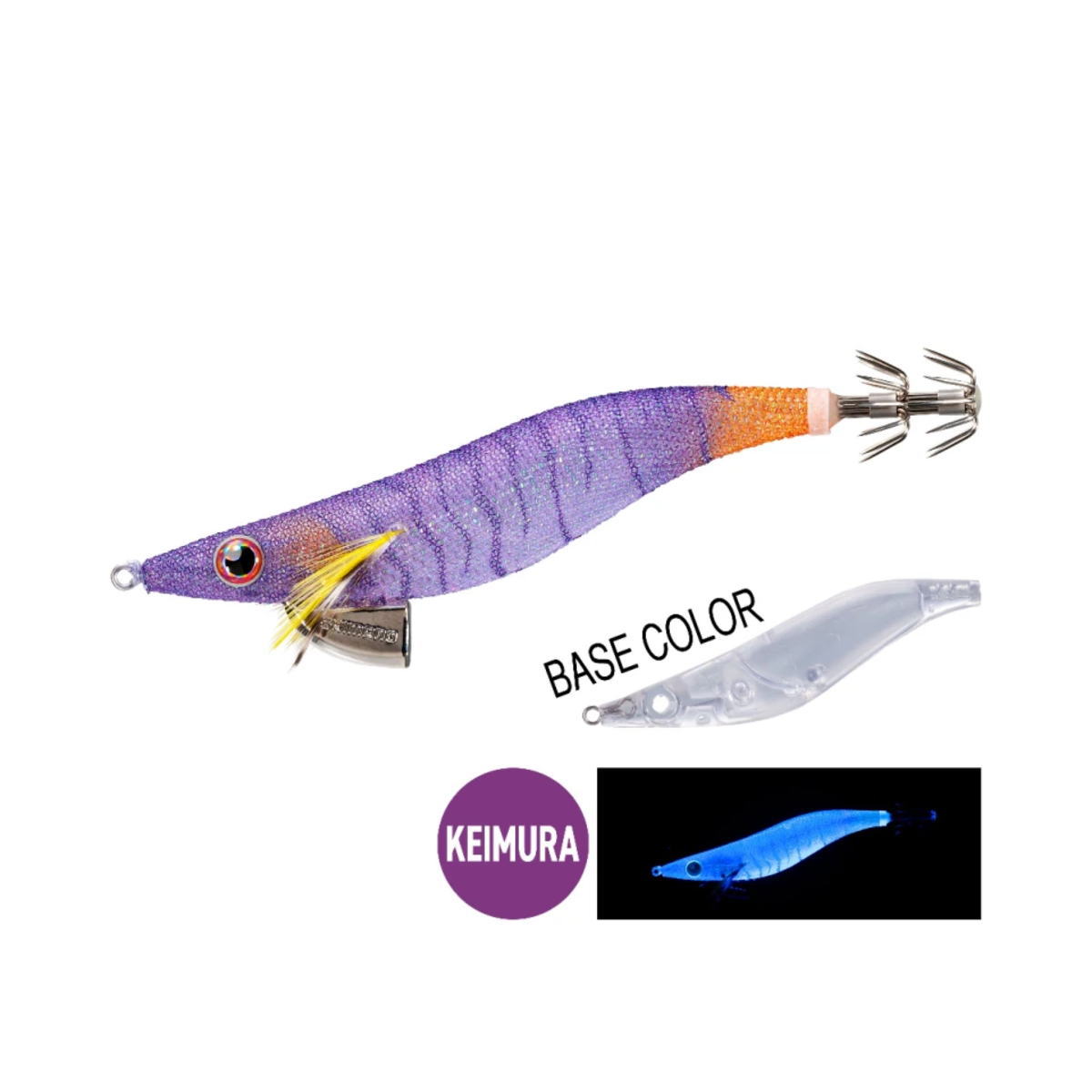 シマノ セフィア クリンチ エクスカウンター ラトル シャロー 3.5号 QE-H35T 017 エビパープルK [メール便]