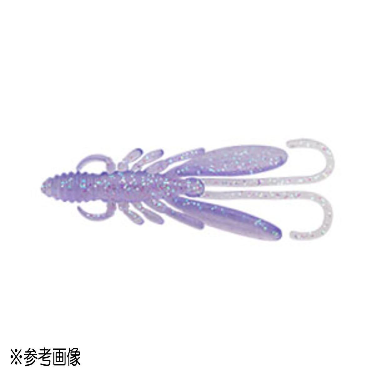 マルキュー エコギア バグアンツ 4インチ (6本入) 345 北陸UVパープルホロ [メール便]