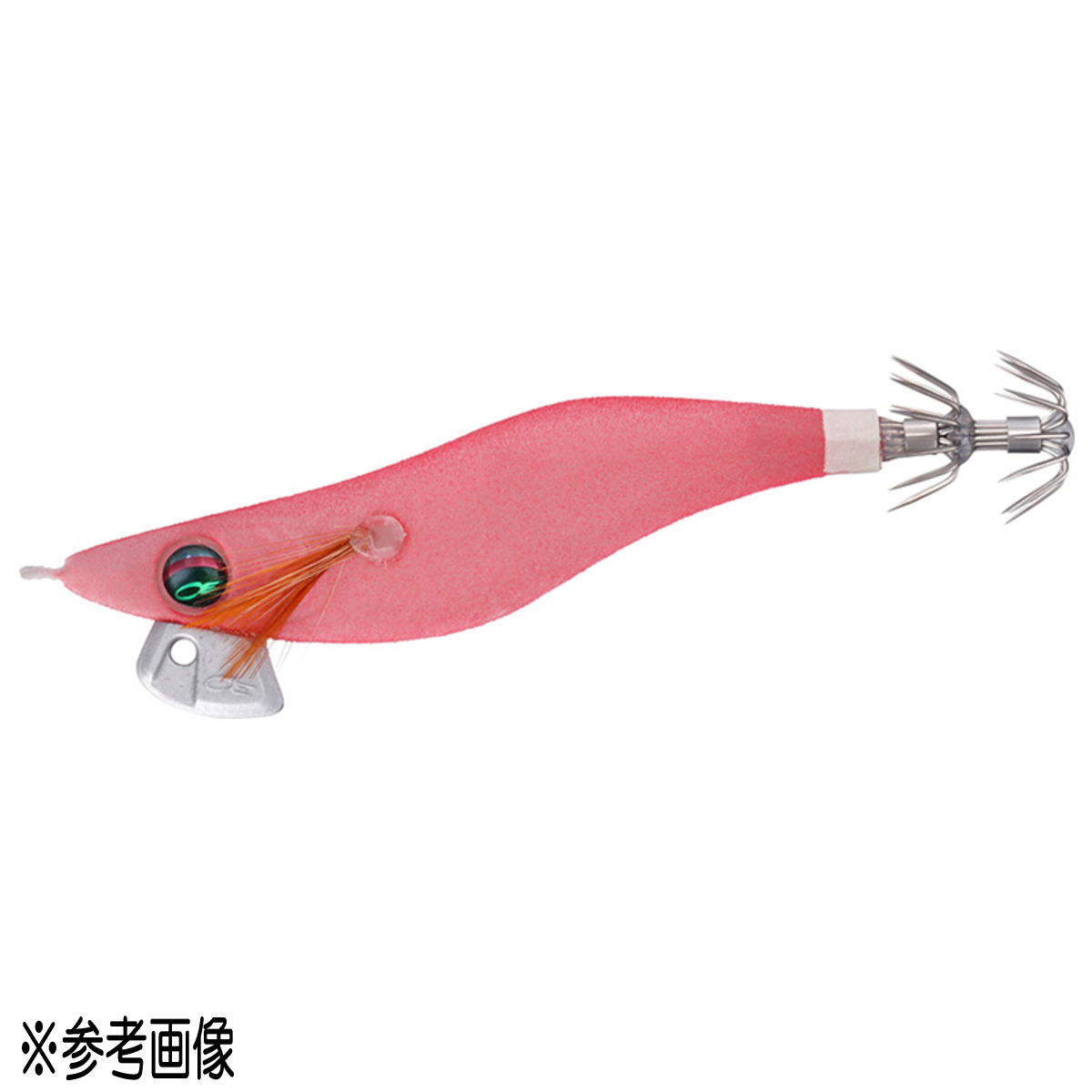 ダイワ エメラルダス イカメタルドロッパー タイプE(エギタイプ) RV 1.8号 夜光-桃肌オール赤 [メール便]